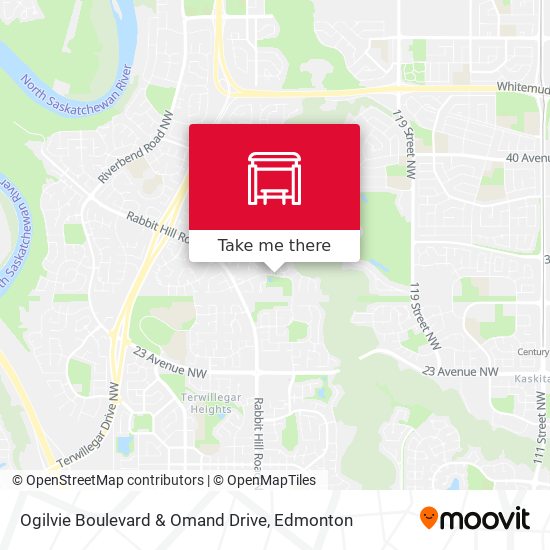 Ogilvie Boulevard & Omand Drive map