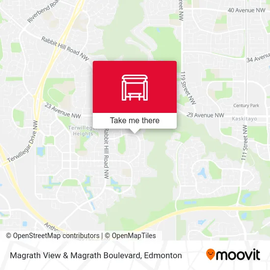 Magrath View & Magrath Boulevard map