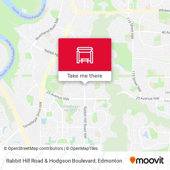 Rabbit Hill Road & Hodgson Boulevard map