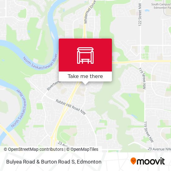 Bulyea Road & Burton Road S map