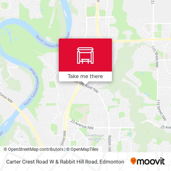 Carter Crest Road W & Rabbit Hill Road plan