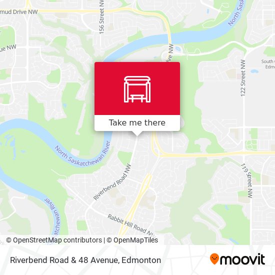 Riverbend Road & 48 Avenue map