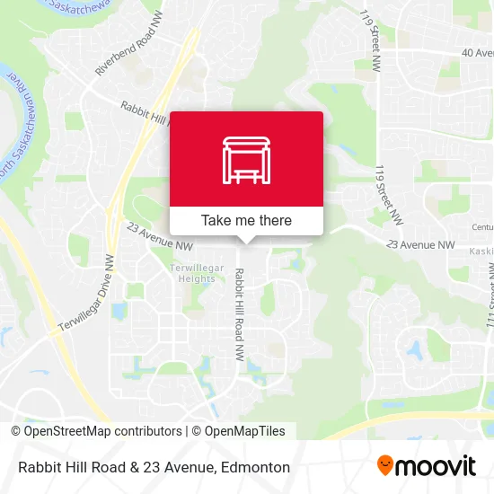 Rabbit Hill Road & 23 Avenue map
