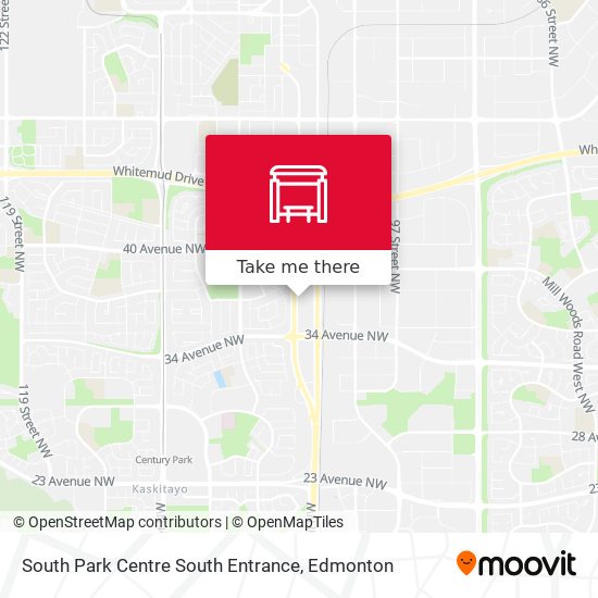 South Park Centre South Entrance map