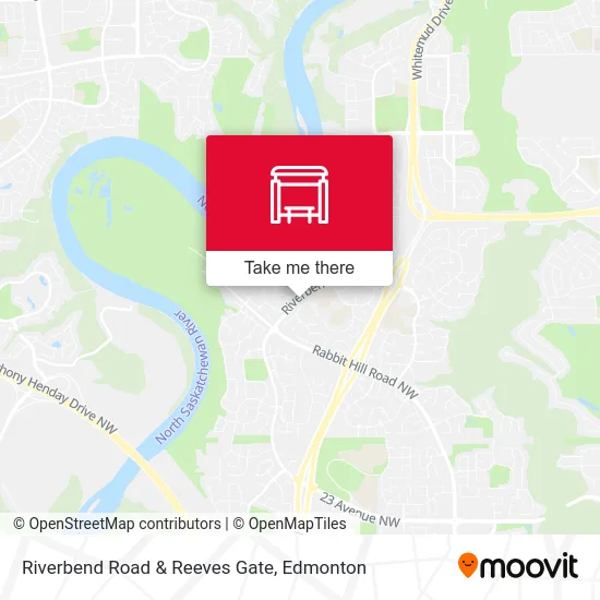 Riverbend Road & Reeves Gate map