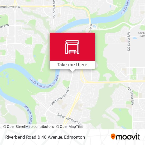 Riverbend Road & 48 Avenue map