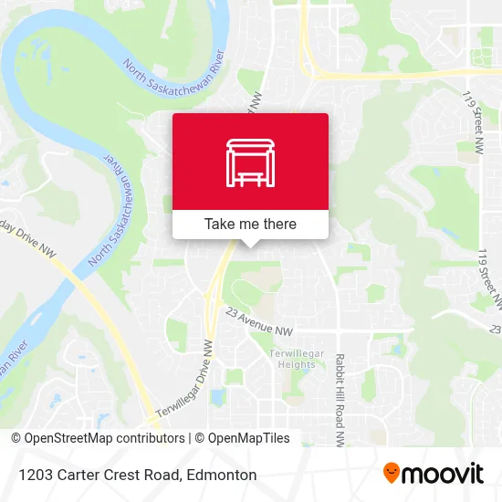 1203 Carter Crest Road map