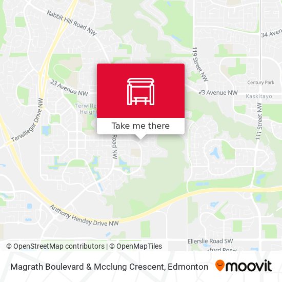 Magrath Boulevard & Mcclung Crescent map