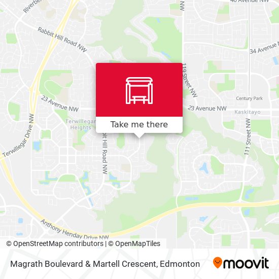Magrath Boulevard & Martell Crescent map