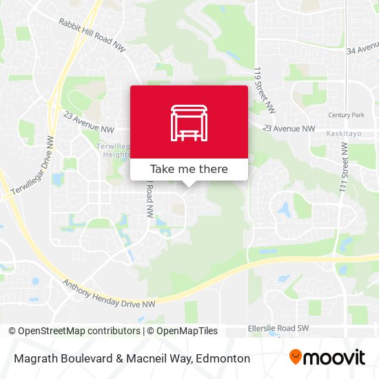 Magrath Boulevard & Macneil Way map