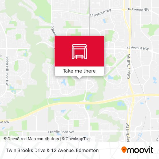 Twin Brooks Drive & 12 Avenue map