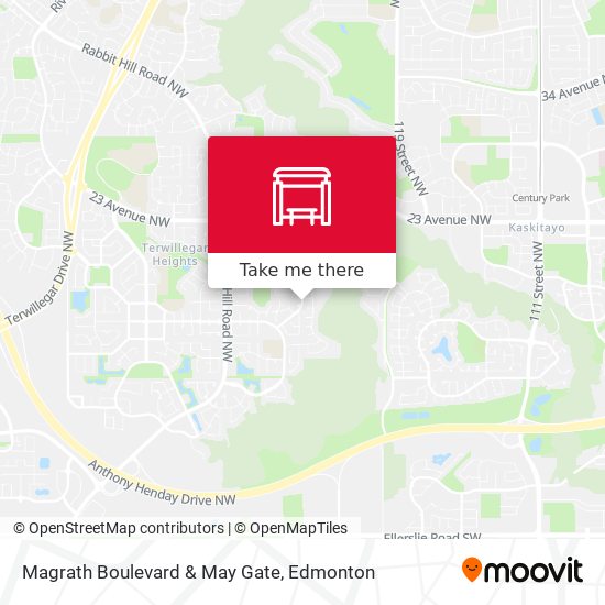 Magrath Boulevard & May Gate map