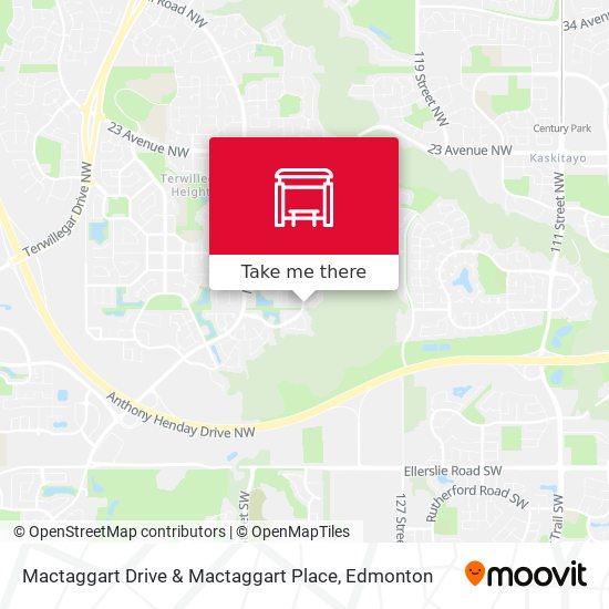 Mactaggart Drive & Mactaggart Place map