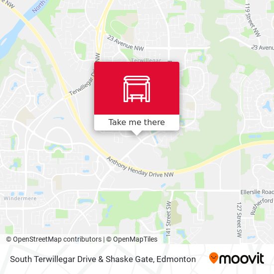 South Terwillegar Drive & Shaske Gate map