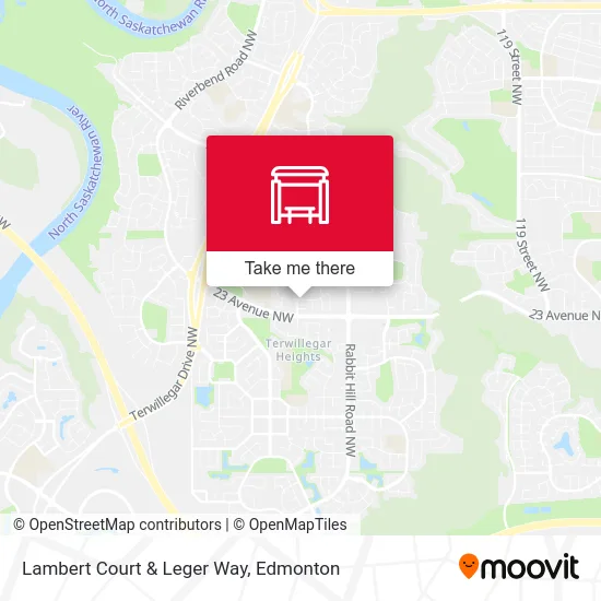 Lambert Court & Leger Way map