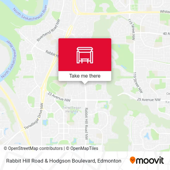 Rabbit Hill Road & Hodgson Boulevard map