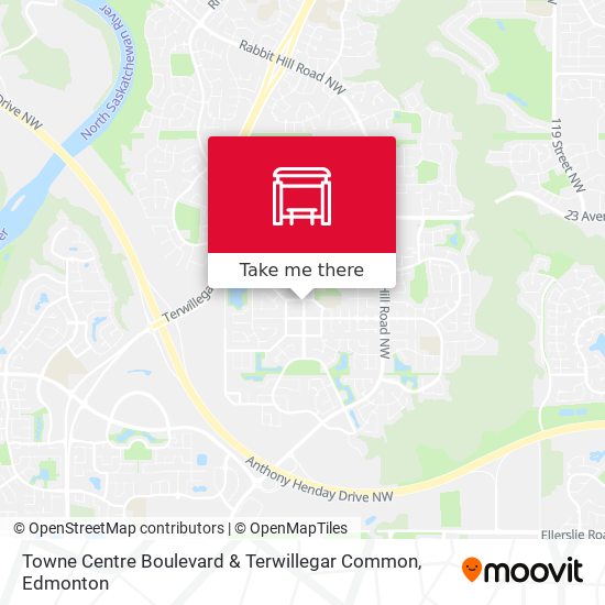 Towne Centre Boulevard & Terwillegar Common plan