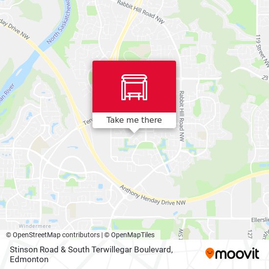 Stinson Road & South Terwillegar Boulevard plan