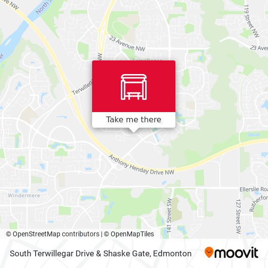 South Terwillegar Drive & Shaske Gate map