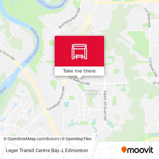 Leger Transit Centre Bay J map