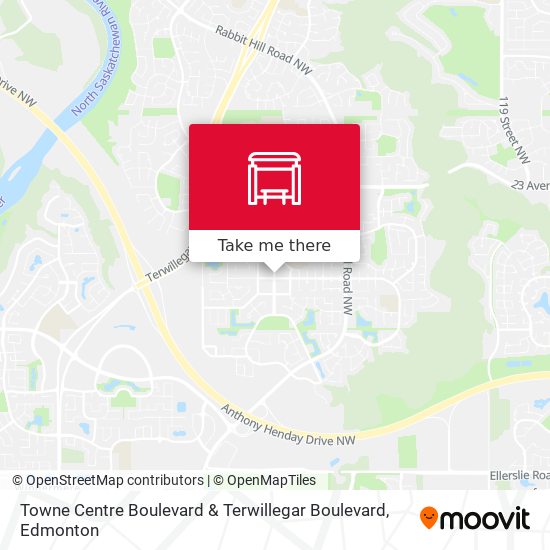 Towne Centre Boulevard & Terwillegar Boulevard plan