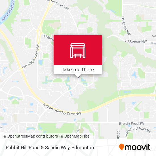 Rabbit Hill Road & Sandin Way map