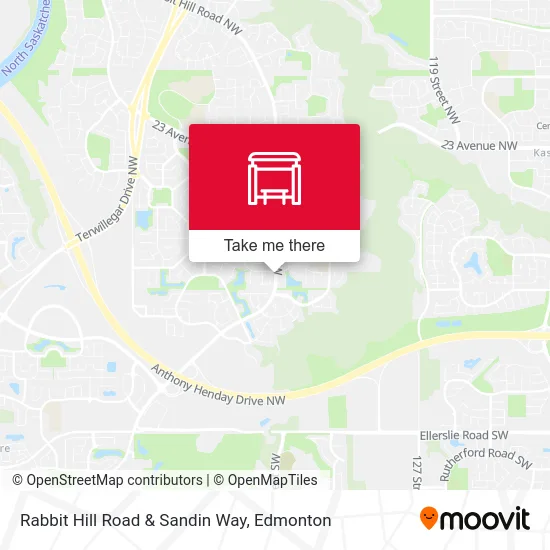 Rabbit Hill Road & Sandin Way map