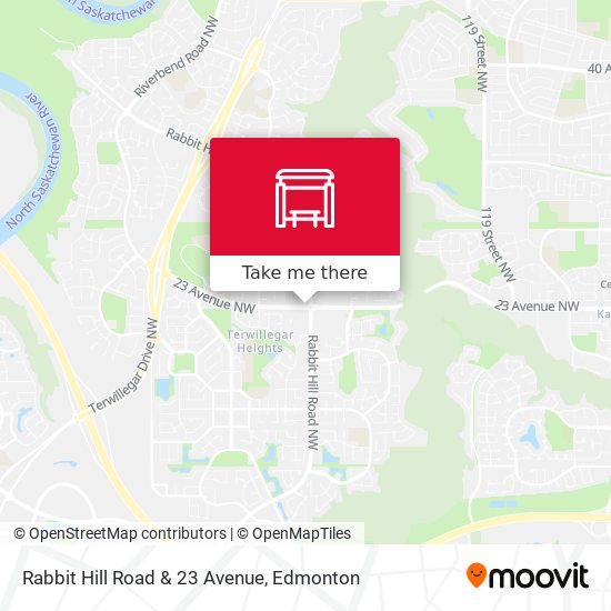 Rabbit Hill Road & 23 Avenue map