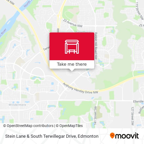 Stein Lane & South Terwillegar Drive map