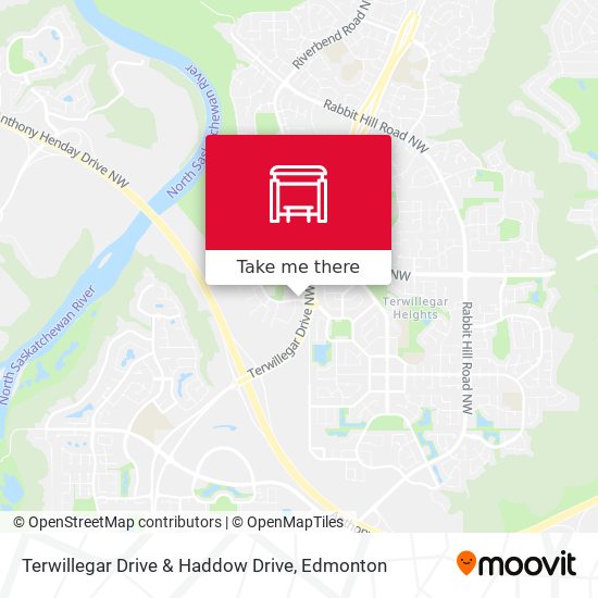 Terwillegar Drive & Haddow Drive map