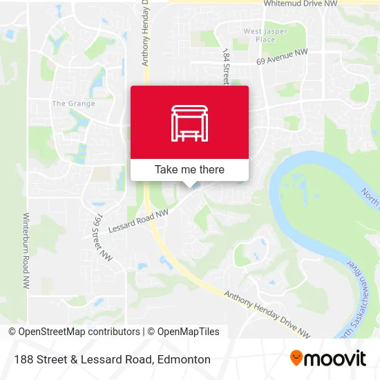 188 Street & Lessard Road map