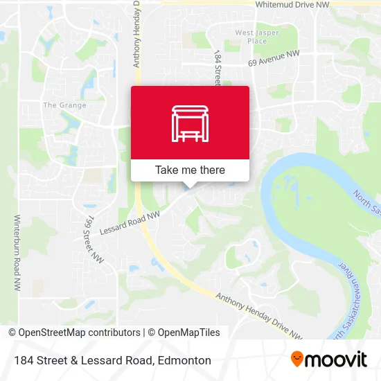 184 Street & Lessard Road map