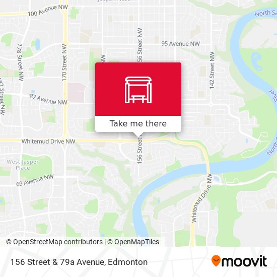 156 Street & 79a Avenue map