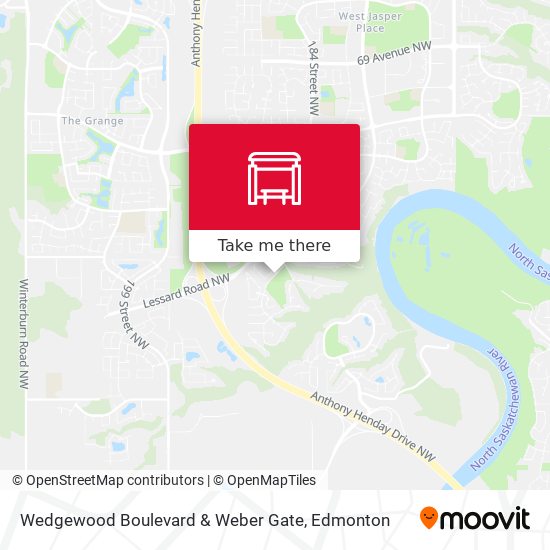 Wedgewood Boulevard & Weber Gate map