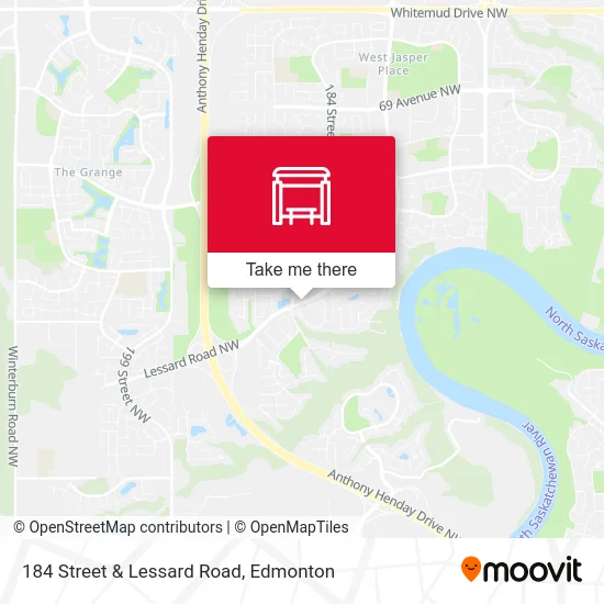 184 Street & Lessard Road map