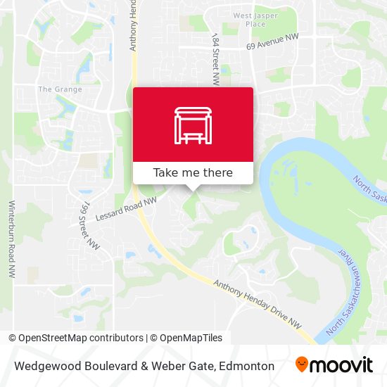 Wedgewood Boulevard & Weber Gate map