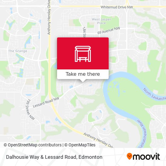 Dalhousie Way & Lessard Road map