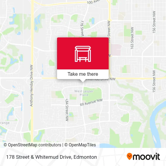 178 Street & Whitemud Drive map