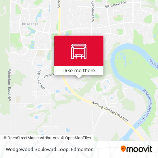 Wedgewood Boulevard Loop map