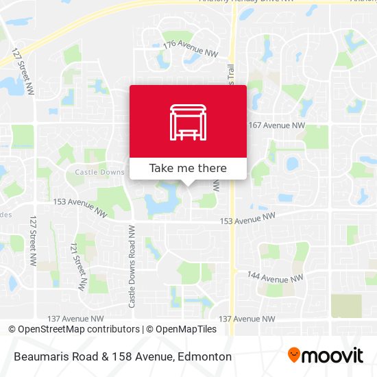 Beaumaris Road & 158 Avenue map