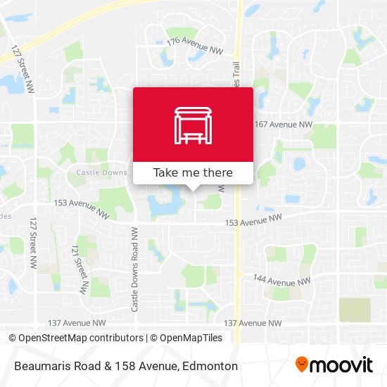 Beaumaris Road & 158 Avenue map