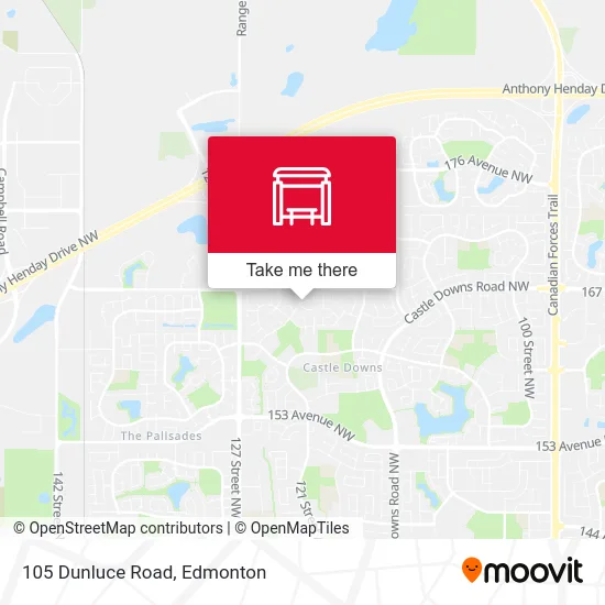 105 Dunluce Road map