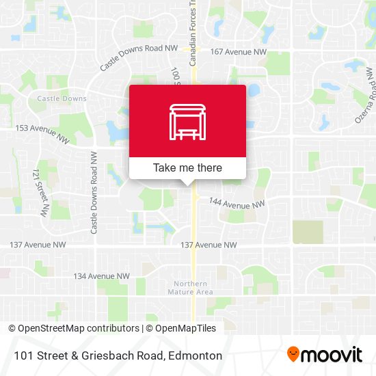 101 Street & Griesbach Road plan