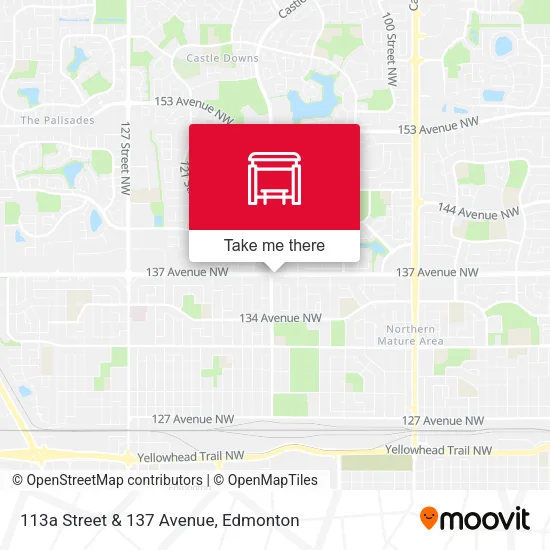 113a Street & 137 Avenue map