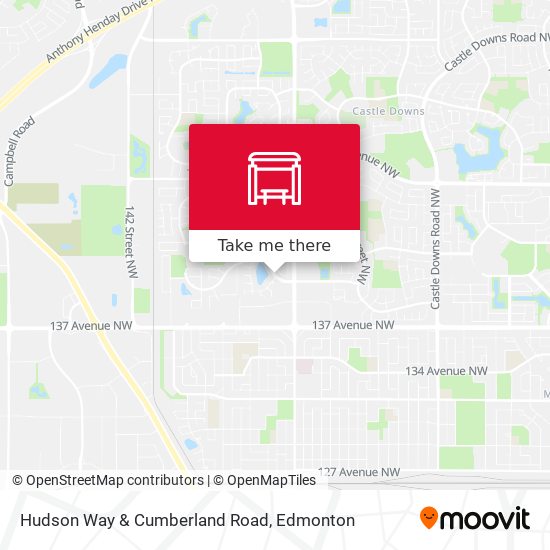 Hudson Way & Cumberland Road map