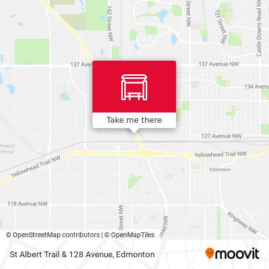 St Albert Trail & 128 Avenue plan