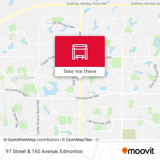 97 Street & 160 Avenue plan