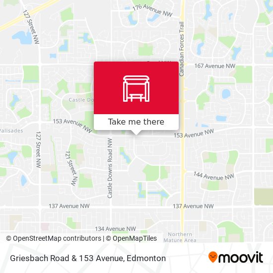 Griesbach Road & 153 Avenue plan