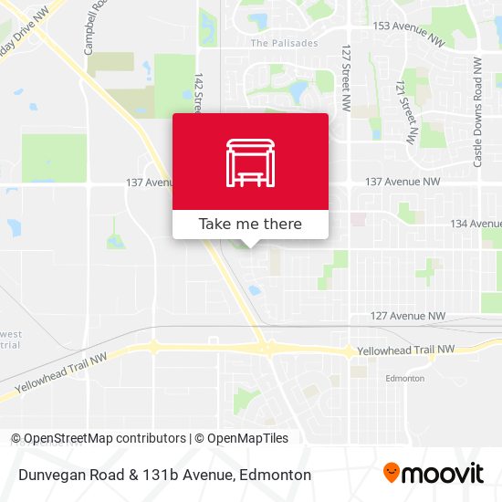 Dunvegan Road & 131b Avenue map