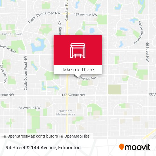 94 Street & 144 Avenue map